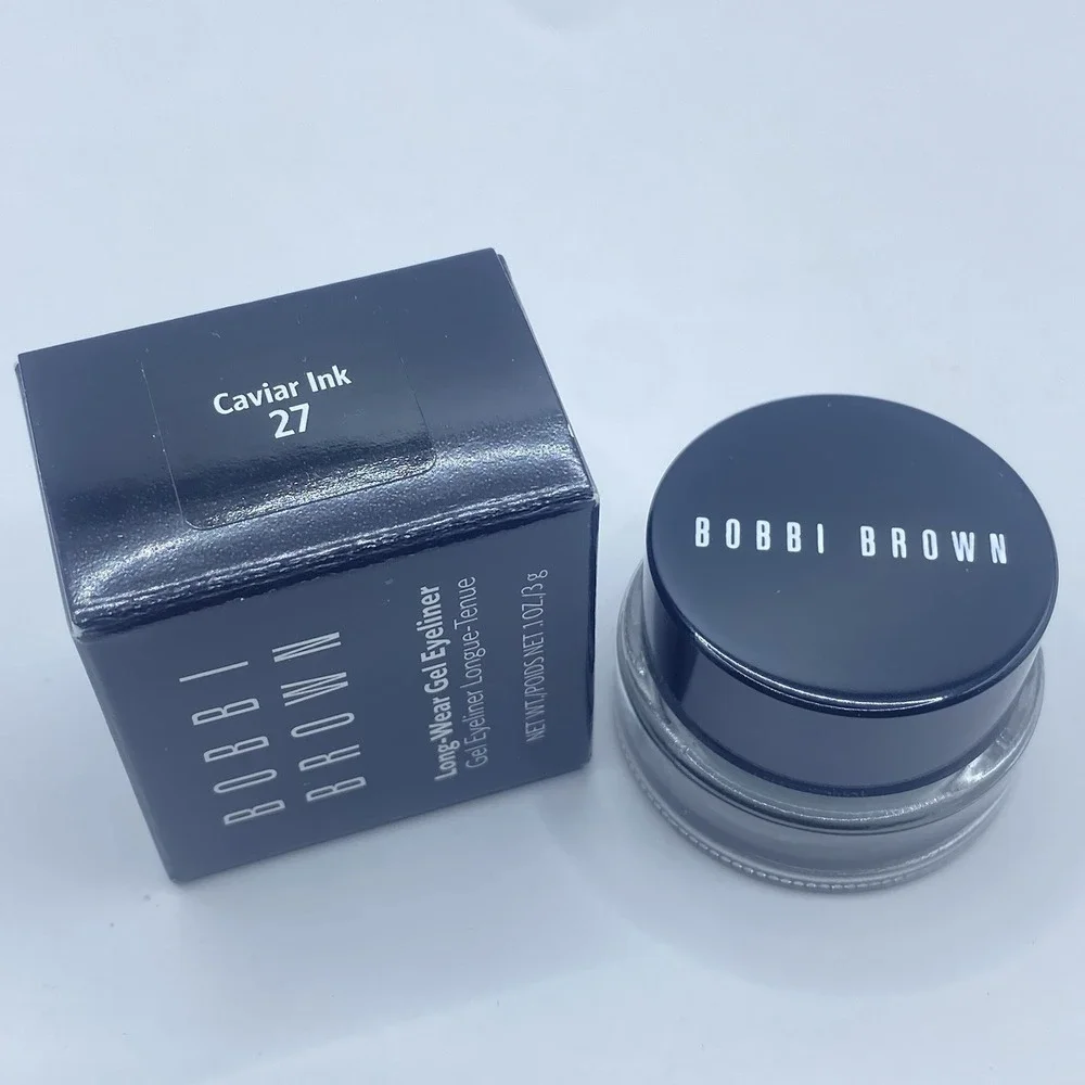 Bobbi Brown Long-Wear Gel Eyeliner Caviar Ink 27 Black Full Size .1oz/3g, NIB